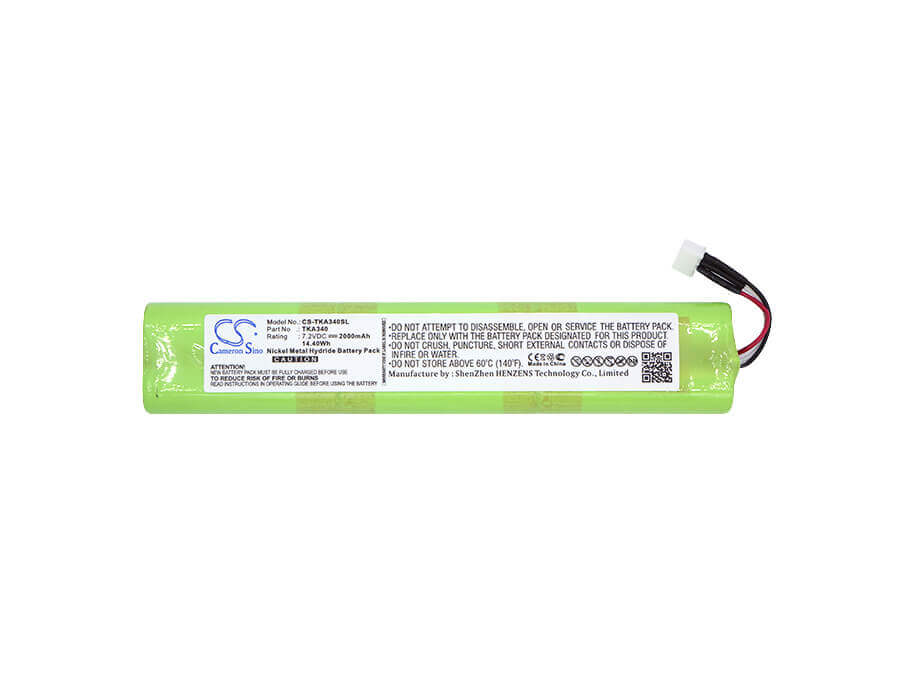7.2V, Ni-MH, 2000mAh, Speaker battery fits Tdk, Life On Record A34, Life On Record A34 Trek Max, 14.40Wh Speaker Cameron Sino Technology Limited