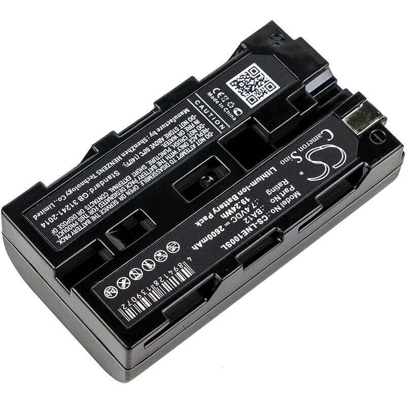 7.4V, Li-ion, 2600mAh, batterie d'accordeur électronique compatible avec Line 6, 98-034-0003, James Tyler Variax, Jtv Guitar, 19.24Wh Accordeur électronique Cameron Sino Technology Limited