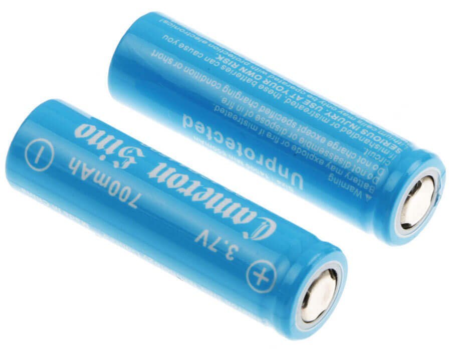 Piles lithium-ion AA à tête plate, 2 pièces par paquet, 14500 3.7v, 700mah - 2.59wh 14500 Cameron Sino Technology Limited