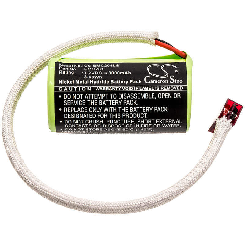1.2V, Ni-MH, 3000mAh, Batterie d'éclairage d'urgence compatible avec Lithonia, 1009s00-mz, Elb0320, 3.60Wh Éclairage d'urgence Cameron Sino Technology Limited
