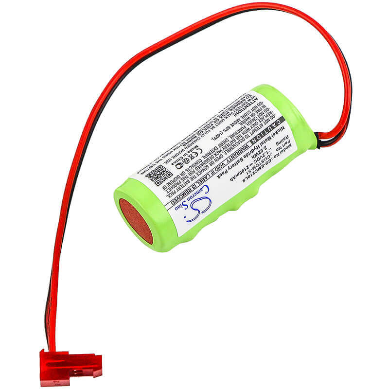 1.2V, Ni-MH, 2100mAh, Batterie d'éclairage de secours compatible avec Saft, Lithonia, 009s00-mz, Elb1210n, Elb1p201n, 2.52Wh Éclairage de secours Cameron Sino Technology Limited