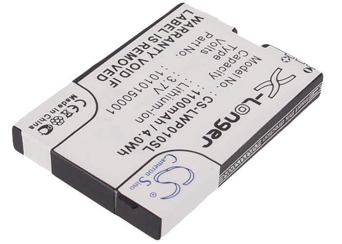 3.7V, Li-ion, 1100mAh, VoIP Phone battery fits Locktec, 1010150001, Wp04, Wp04 Wireless, 4.07Wh VoIP Phone Cameron Sino Technology Limited