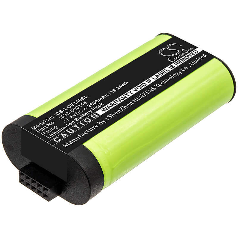 7.4V, Li-ion, 2600mAh, Batterie de haut-parleur compatible avec Logitech, 084-000845, 984-001362, 19.24Wh Haut-parleur Cameron Sino Technology Limited