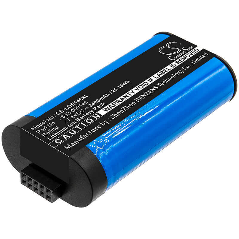 7.4V, Li-ion, 3400mAh, Speaker battery fits Logitech, 084-000845, 984-001362, 25.16Wh Speaker Cameron Sino Technology Limited