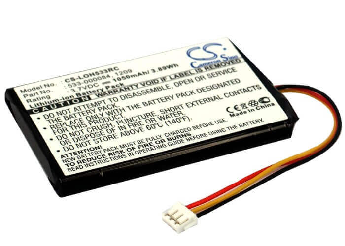 3.7V, Li-ion, 1050mAh, Remote Control battery fits Logitech, 915-000198, Harmony Touch, Harmony Ultimate, 3.89Wh Remote Control Cameron Sino Technology Limited
