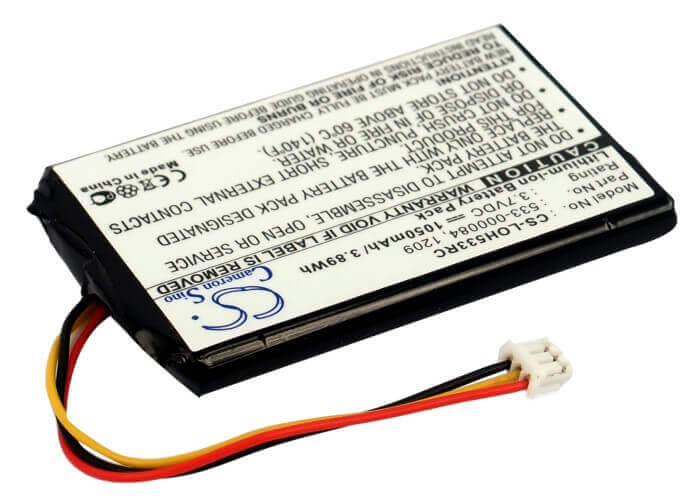 3.7V, Li-ion, 1050mAh, Remote Control battery fits Logitech, 915-000198, Harmony Touch, Harmony Ultimate, 3.89Wh Remote Control Cameron Sino Technology Limited
