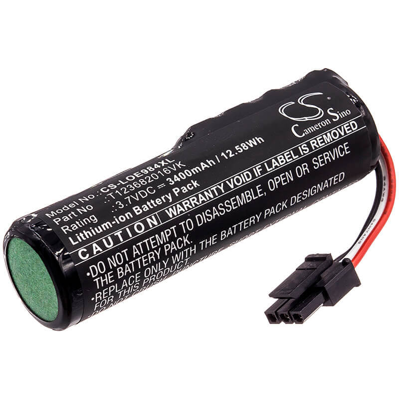 3,7V, Li-ion, 3400mAh, batterie de haut-parleur compatible avec Logitech, 984-001405, S-00170, 12,58Wh Haut-parleur Cameron Sino Technology Limited