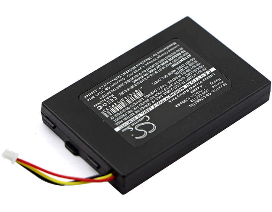 3.7V, Li-Polymer, 1200mAh, Headset battery fits Logitech, 533-000132, G533, G633, 4.44Wh Wireless Headset Cameron Sino Technology Limited