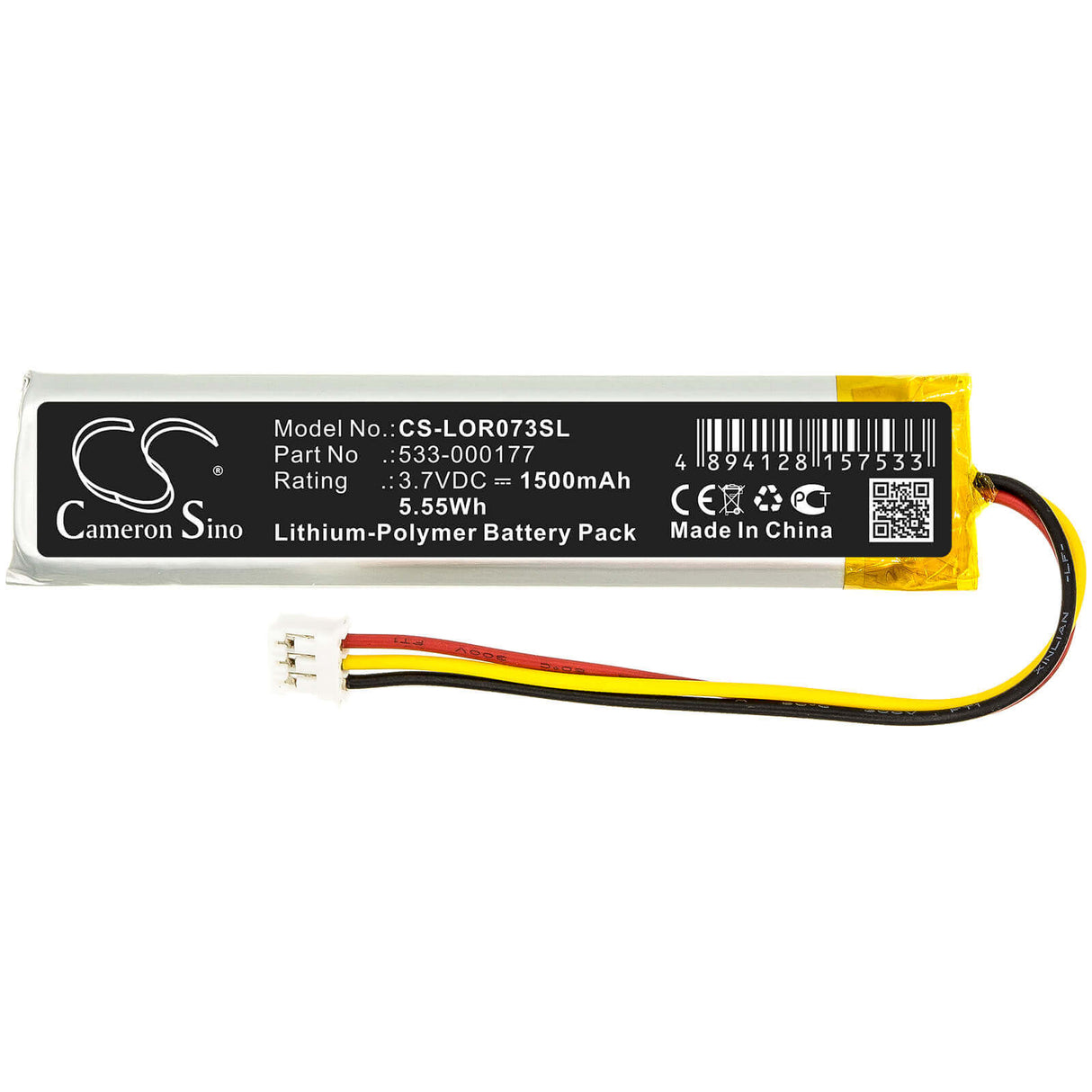 3.7V, Li-Polymer, 1500mAh, Keyboard,Mouse battery fits Logitech, 533-000177, Mx Keys, Yr0073, 5.55Wh Keyboard,Mouse Cameron Sino Technology Limited