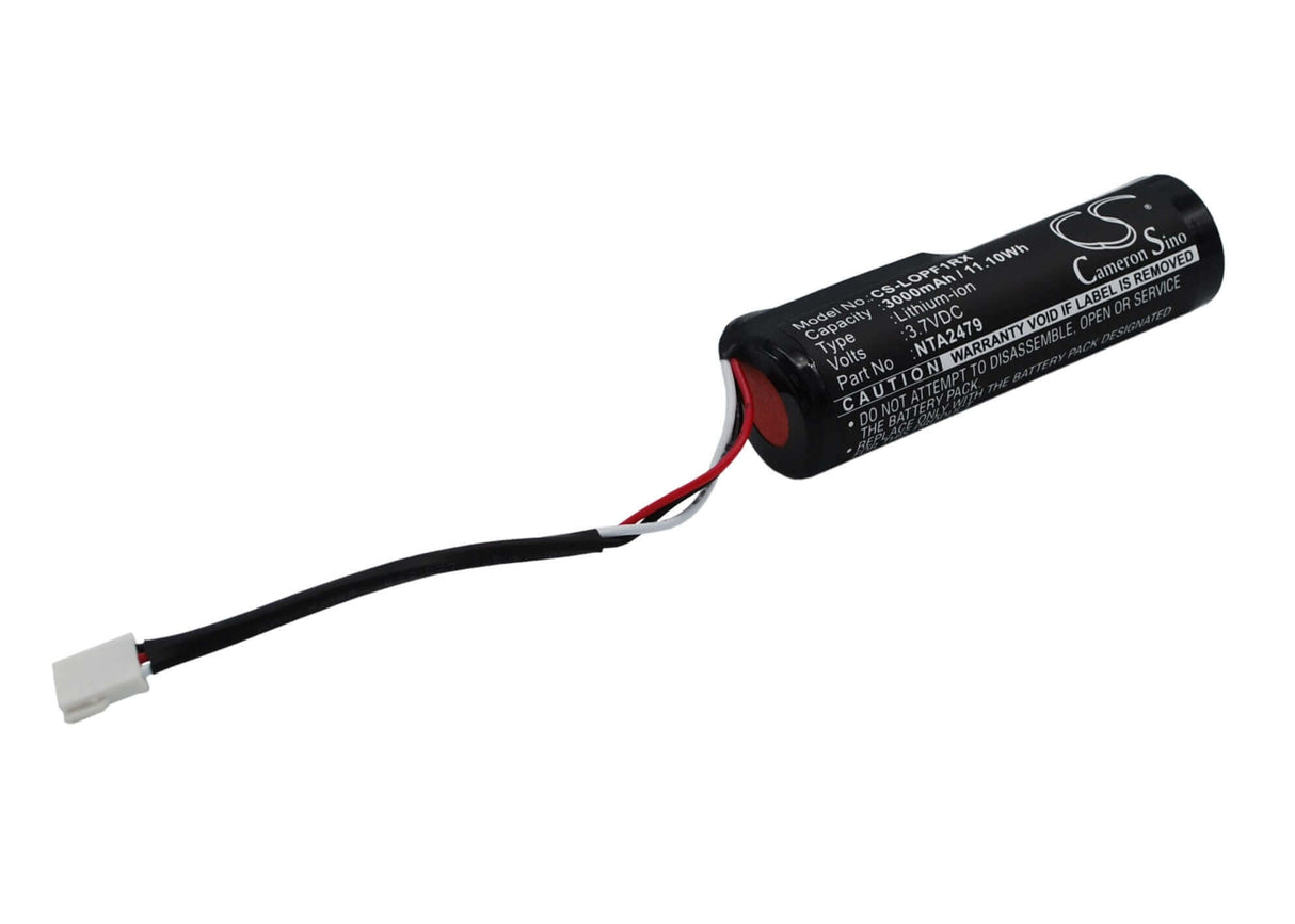 3.7V, Li-ion, 3000mAh, Speaker battery fits Logitech, Mm50, Pure-fi Anywhere Speaker 1st, 11.10Wh Speaker Cameron Sino Technology Limited