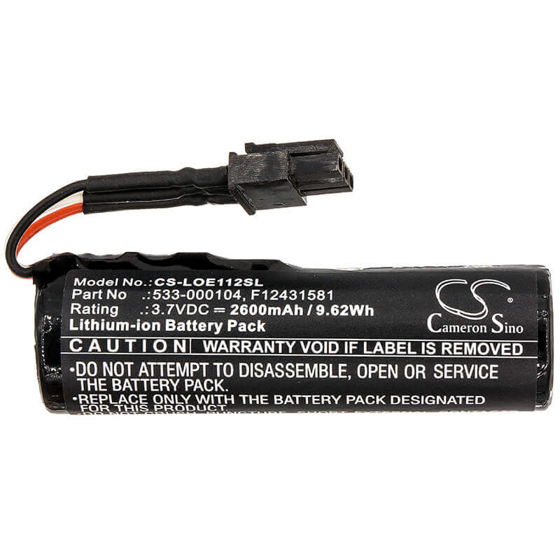 3.7V, Li-ion, 2600mAh, Speaker battery fits Logitech, Conferencecam Connect, Ears Boom 2, 9.62Wh Speaker Cameron Sino Technology Limited