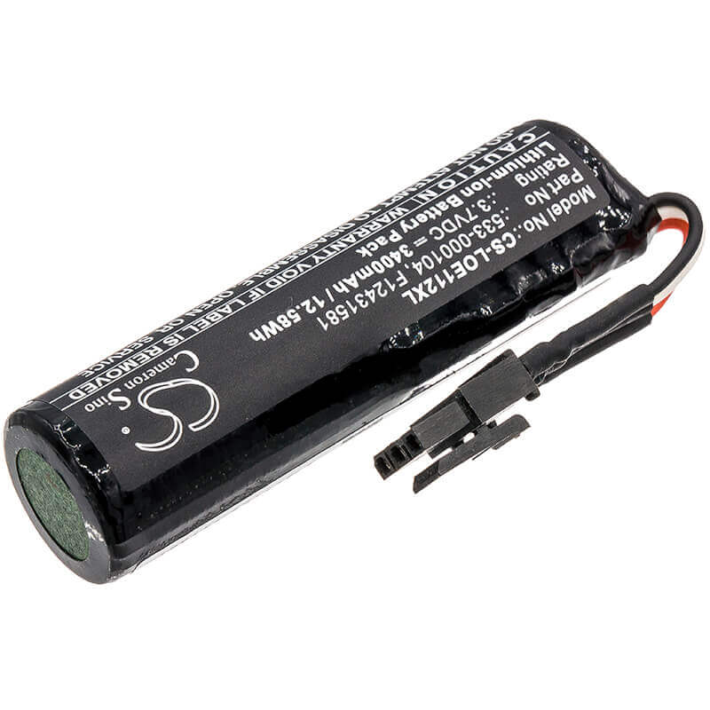 3.7V, Li-ion, 3400mAh, Speaker battery fits Logitech, Conferencecam Connect, Ears Boom 2, 12.58Wh Speaker Cameron Sino Technology Limited