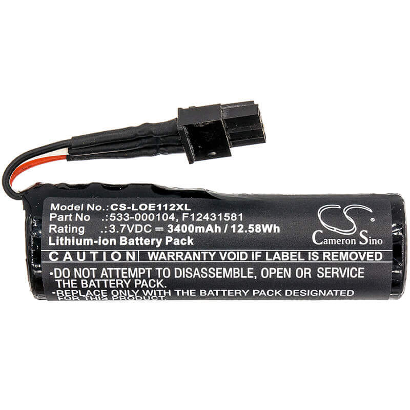 3.7V, Li-ion, 3400mAh, Speaker battery fits Logitech, Conferencecam Connect, Ears Boom 2, 12.58Wh Speaker Cameron Sino Technology Limited