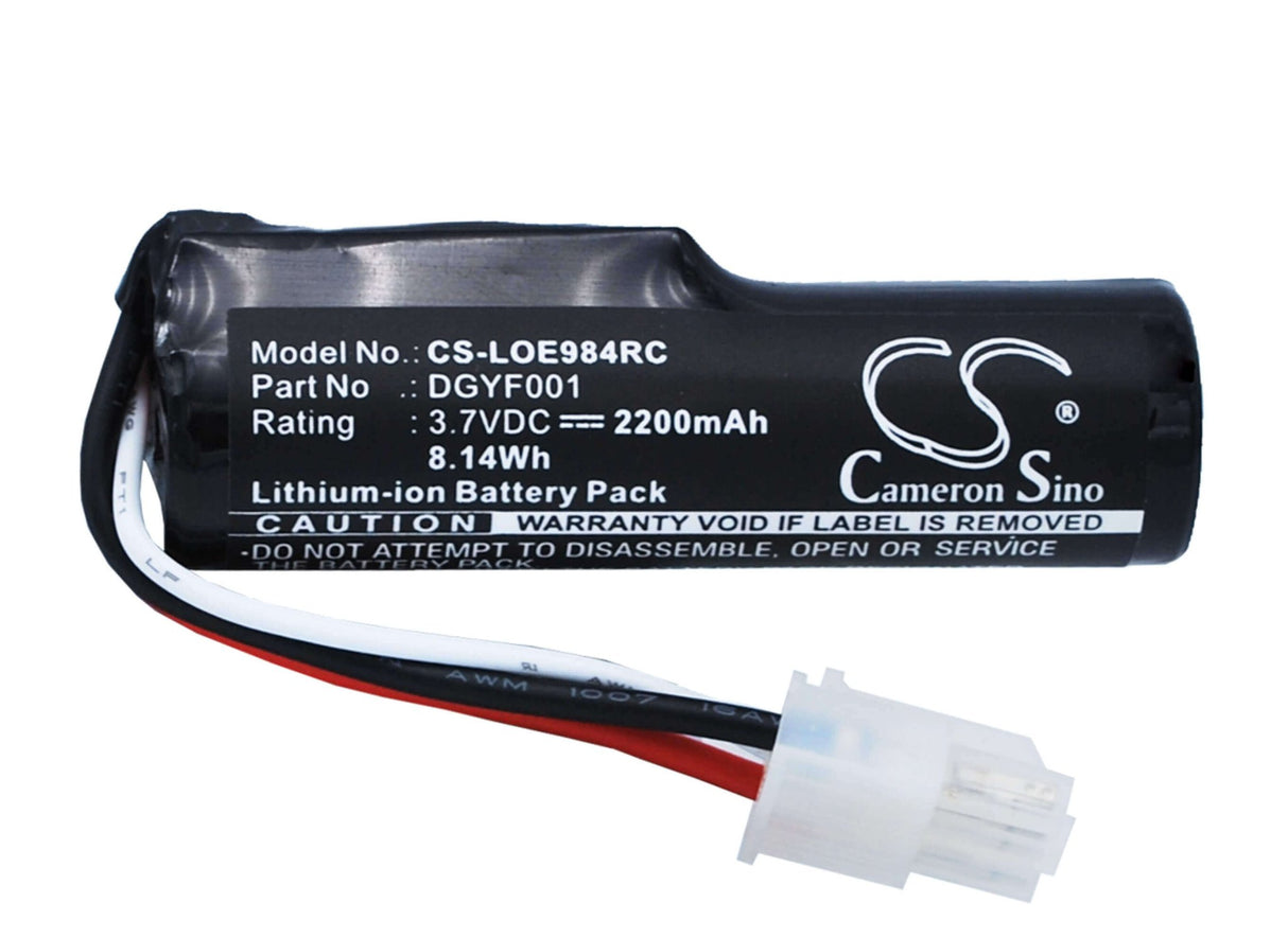 3.7V, Li-ion, 2200mAh, Speaker battery fits Logitech, 984-000304, Ue Boombox, 8.14Wh Speaker Cameron Sino Technology Limited
