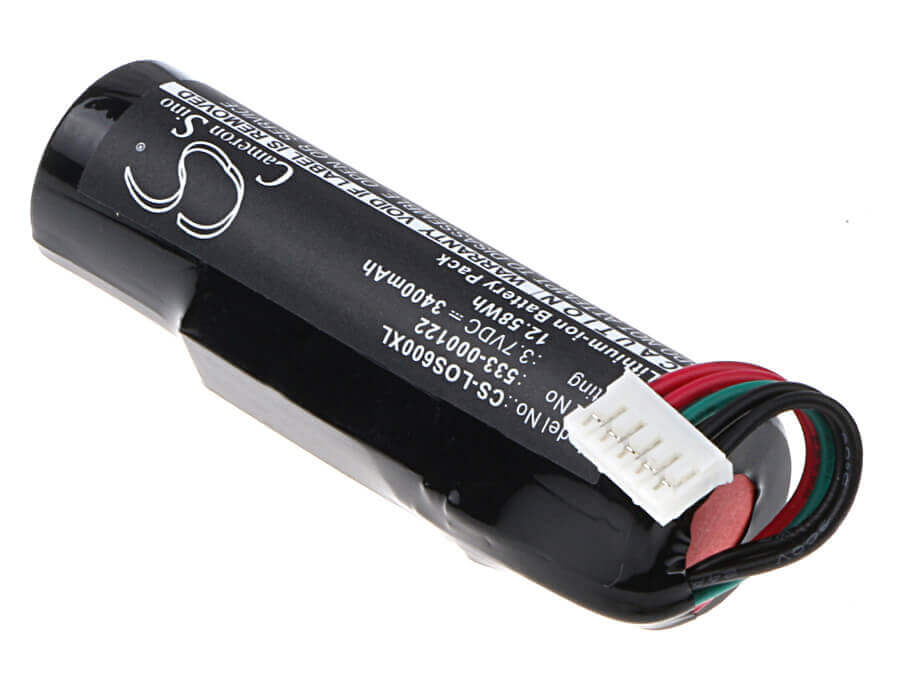 3,7V, Li-ion, 3400mAh, batterie pour haut-parleur compatible avec Logitech, Ue Roll, Ue Roll 1, 12,58Wh Haut-parleur Cameron Sino Technology Limited