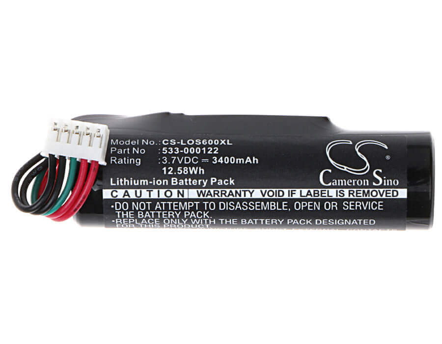 3,7V, Li-ion, 3400mAh, batterie pour haut-parleur compatible avec Logitech, Ue Roll, Ue Roll 1, 12,58Wh Haut-parleur Cameron Sino Technology Limited