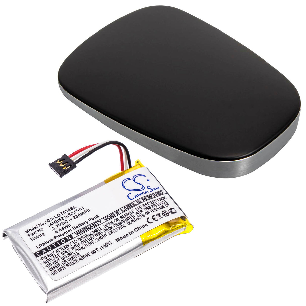 3.7V, Li-Polymer, 230mAh, Keyboard,Mouse battery fits Logitech, 1311, N-r0044, Ultrathin Touch Mouse T630, 0.85Wh Keyboard,Mouse Cameron Sino Technology Limited