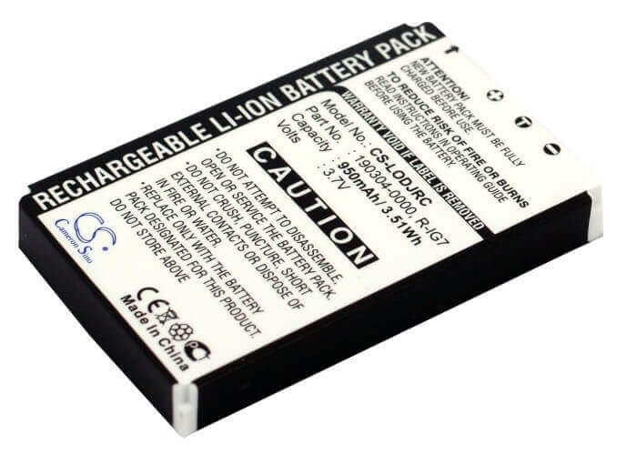 3.7V, Li-ion, 950mAh, Remote Control battery fits Logitech, R-rf11, Wireless Dj Music System, 3.52Wh Remote Control Cameron Sino Technology Limited