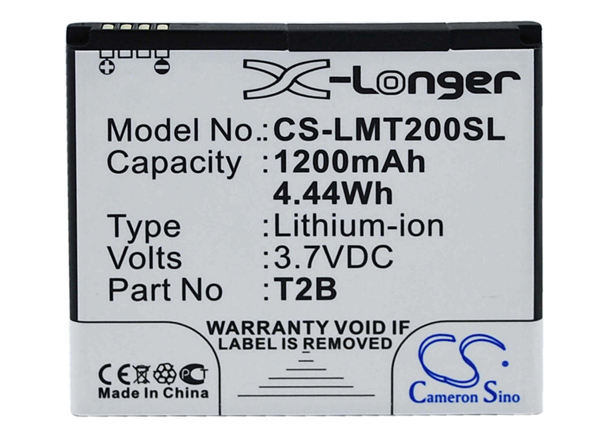 Battery For Lumigon T2 3.7v, 1200mah - 4.44wh Batteries for Electronics Cameron Sino Technology Limited (Suspended)