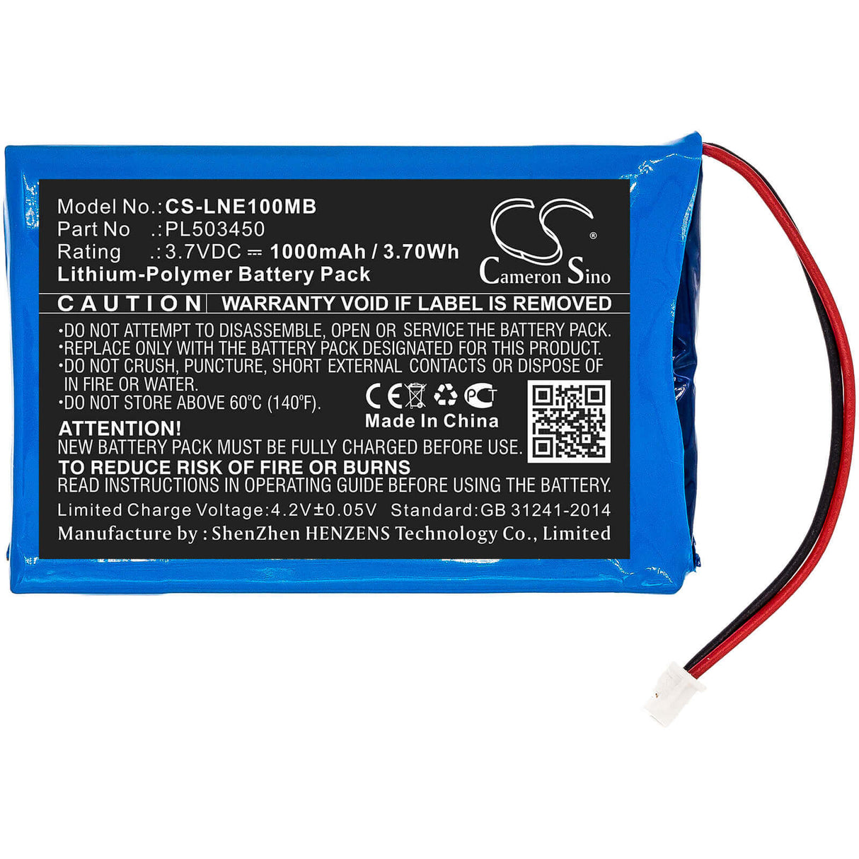 Batterie de Babyphone pour Luvion, Grand Elite 3,7v, 1000mah - 3,70wh BabyPhone Cameron Sino Technology Limited