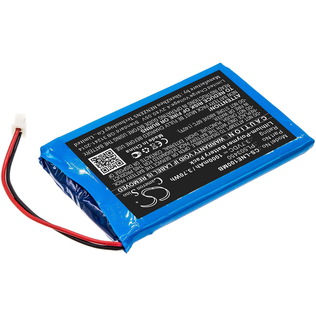Batterie de Babyphone pour Luvion, Grand Elite 3,7v, 1000mah - 3,70wh BabyPhone Cameron Sino Technology Limited