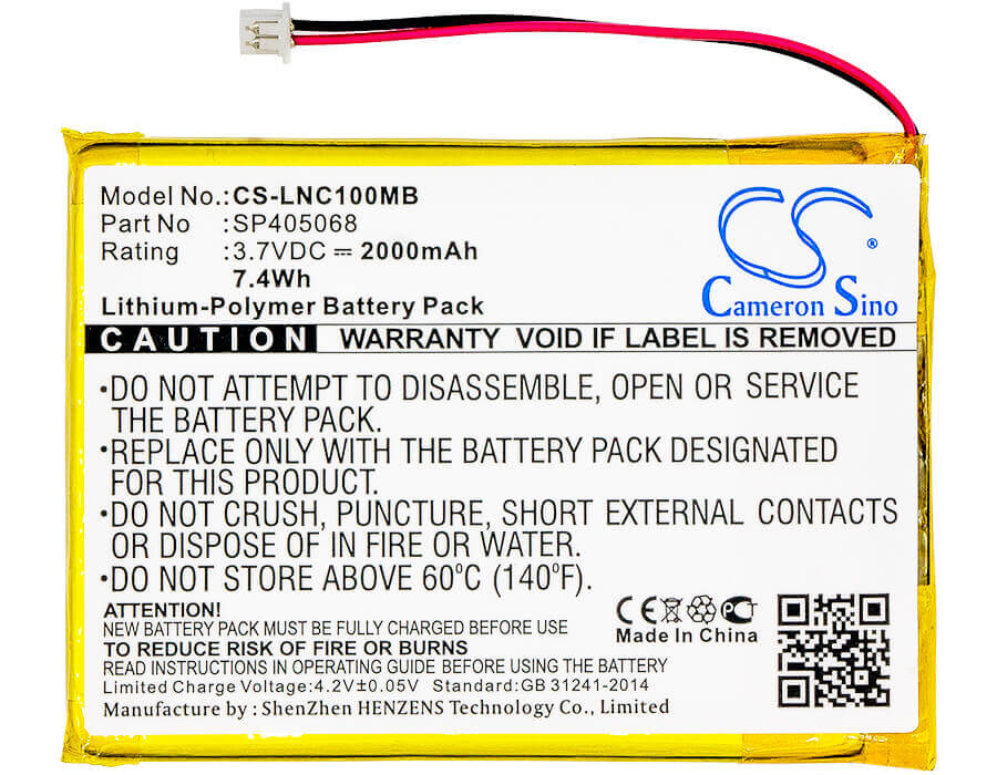 Babyphone Battery For Luvion, Prestige Touch, Supreme Connect 3.7v, 2000mah - 7.40wh BabyPhone Cameron Sino Technology Limited