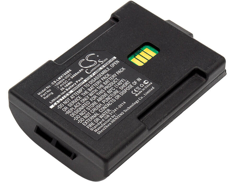 Barcode Scanner Battery For Lxe, Mx7 7.4v, 3400mah - 25.16wh Barcode Scanner Cameron Sino Technology Limited