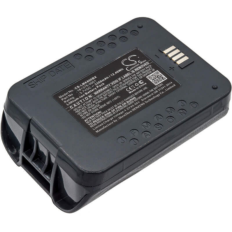 Batterie de scanner de code-barres pour Lxe, Mx8 3.7v, 3350mah - 12.40wh Scanner de code-barres Cameron Sino Technology Limited
