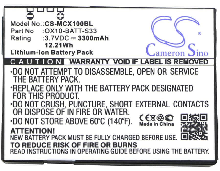 Barcode Scanner Battery For M3 Mobile, Orange, Ox10, Ox10 Rfid 3.7v, 3300mah - 12.21wh Barcode Scanner Cameron Sino Technology Limited