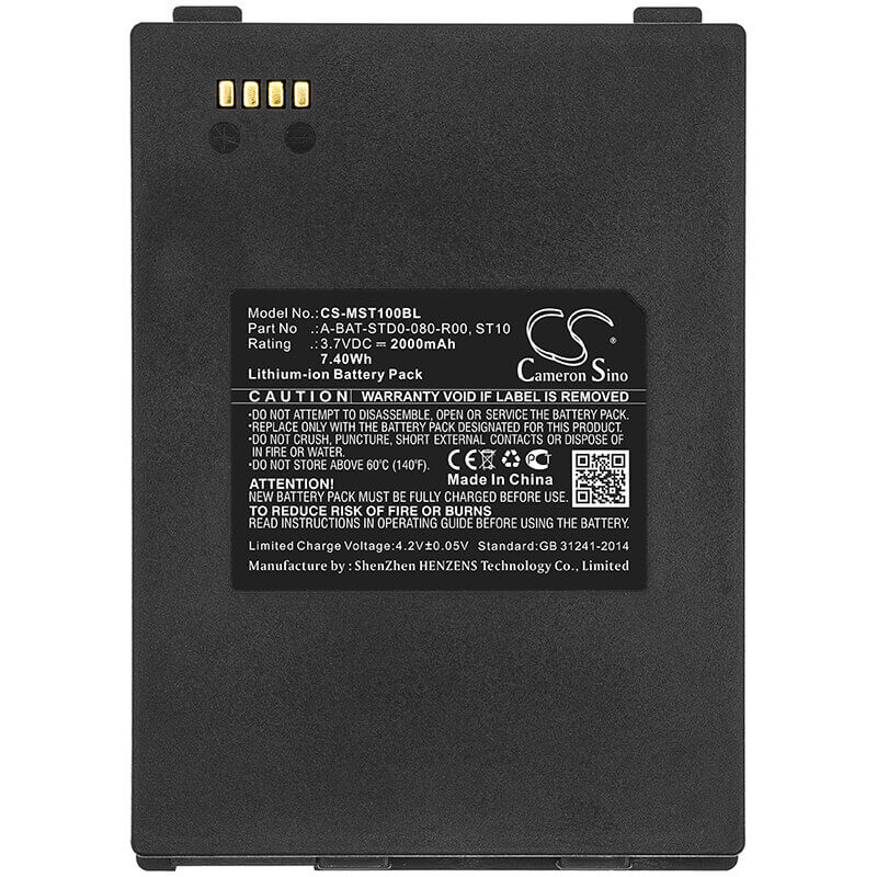 Barcode Scanner Battery For M3 Mobile, Smart, St10 3.7v, 2000mah - 7.40wh Barcode Scanner Cameron Sino Technology Limited