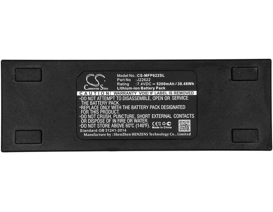 7.4V, Li-ion, 5200mAh, Headset battery fits Mackie, J22622, Freeplay, Freeplay Portable Pa System, 38.48Wh Wireless Headset Cameron Sino Technology Limited