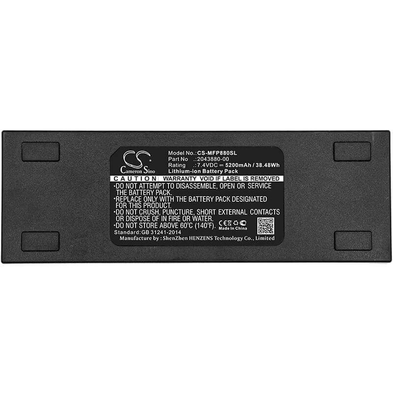 7.4V, Li-ion, 5200mAh, Headset battery fits Mackie, 2043880-00, Freeplay Personal Pa, 38.48Wh Wireless Headset Cameron Sino Technology Limited