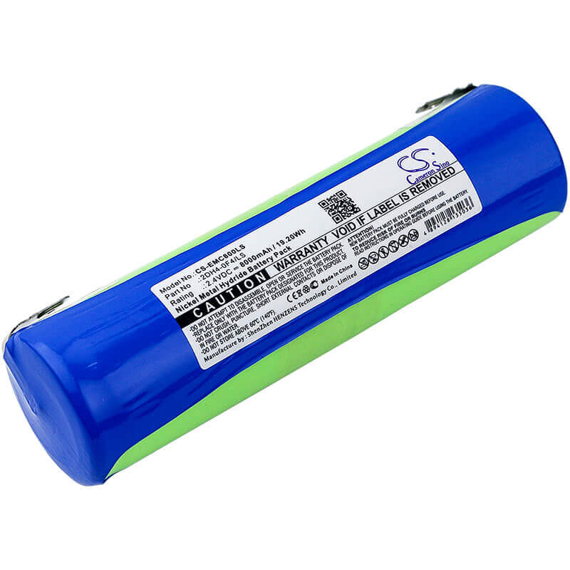 2.4V, Ni-MH, 8000mAh, Batterie d'éclairage d'urgence compatible avec Mackwell, Onelux, Orbik, Yuasa, B613, B613/24, 19.20Wh Éclairage d'urgence Cameron Sino Technology Limited