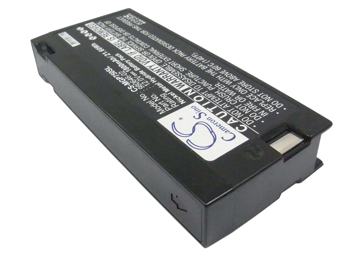 12.0V, Ni-MH, 1800mAh, batterie GPS compatible avec Trimble, Magellan, 980646-02, Gps 750m, Gps 750m Plus, 21.6Wh GPS, Navigator Cameron Sino Technology Limited