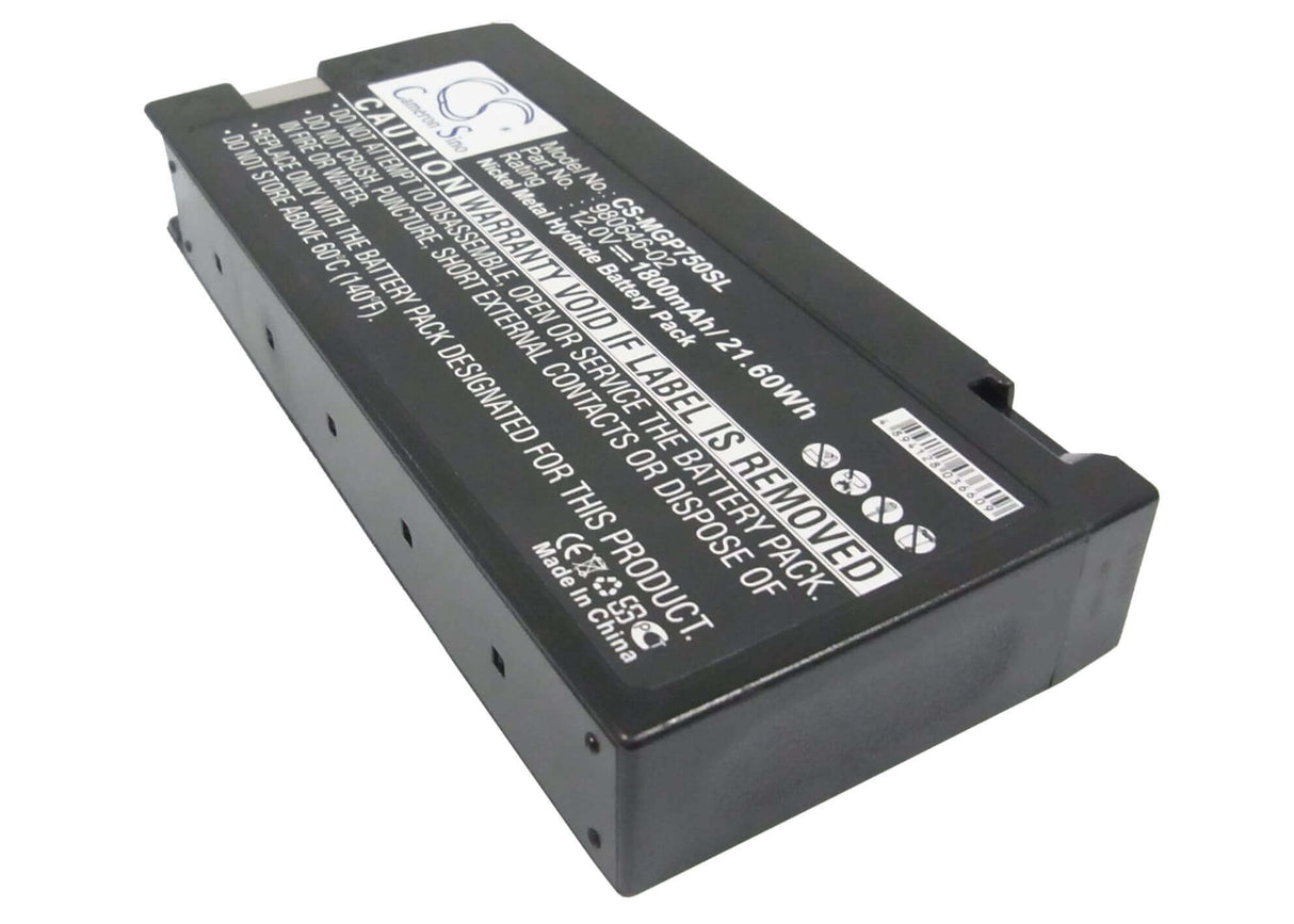 12.0V, Ni-MH, 1800mAh, batterie GPS compatible avec Trimble, Magellan, 980646-02, Gps 750m, Gps 750m Plus, 21.6Wh GPS, Navigator Cameron Sino Technology Limited