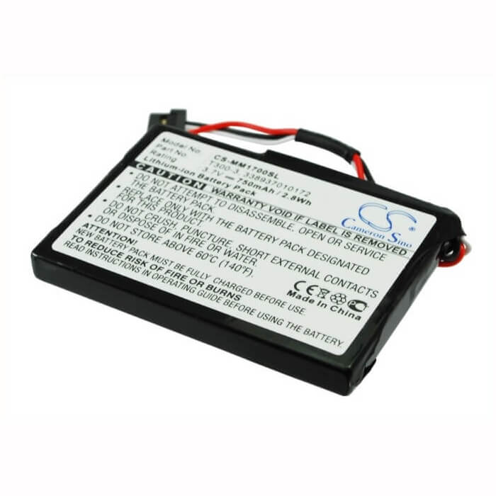 3,7V, Li-ion, 750mAh, batterie GPS compatible avec Magellan, 338937010172, Maestro 1700, 2,78Wh GPS, Navigator Cameron Sino Technology Limited