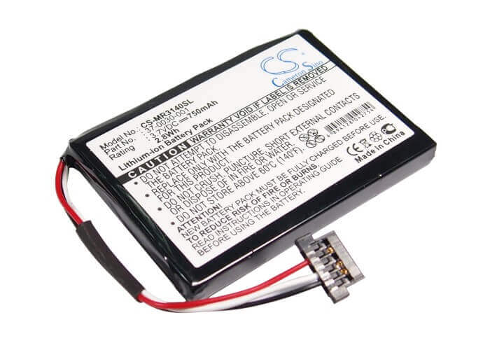 3,7V, Li-ion, 750mAh, batterie GPS compatible avec Magellan, 37-0030-001, Maestro 3140, 2,78Wh GPS, Navigateur Cameron Sino Technology Limited