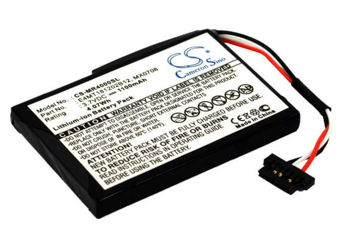 3.7V, Li-ion, 1100mAh, batterie GPS compatible Magellan, 37-00030-001, Maestro 4000, Maestro 4000t, 4.07Wh GPS, Navigator Cameron Sino Technology Limited