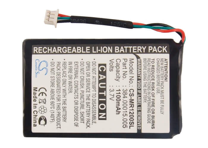3,7V, Li-ion, 1100mAh, batterie GPS compatible avec Magellan, 384.00015.005, Roadmate 1200 (3 fils), Roadmate 1210 (3 fils), 4,07Wh GPS, Navigator Cameron Sino Technology Limited