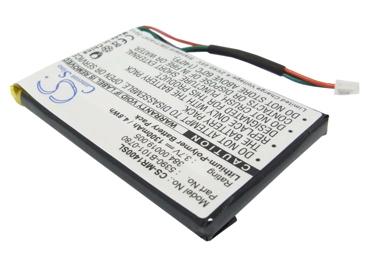 3,7V, Li-Polymer, 1300mAh, batterie GPS compatible avec Magellan, 0829fl22538, Roadmate 1400, Roadmate 1412, 4,81Wh GPS, Navigator Cameron Sino Technology Limited