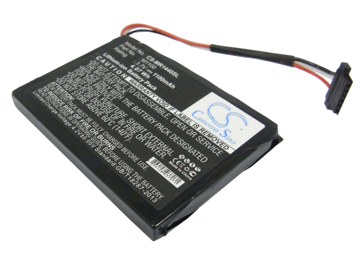 3.7V, Li-ion, 1100mAh, batterie GPS compatible avec Magellan, M1100, Roadmate 1440, 4.07Wh GPS, Navigator Cameron Sino Technology Limited