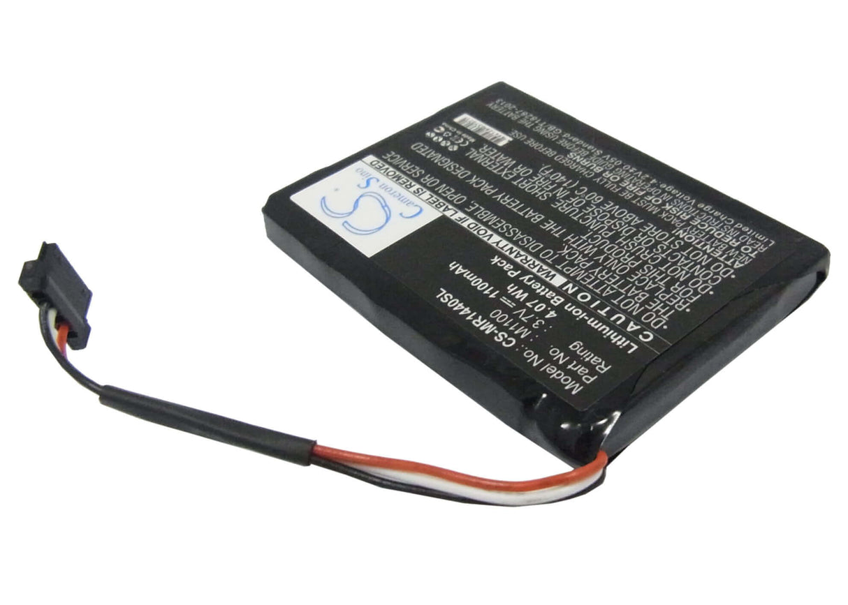 3.7V, Li-ion, 1100mAh, batterie GPS compatible avec Magellan, M1100, Roadmate 1440, 4.07Wh GPS, Navigator Cameron Sino Technology Limited