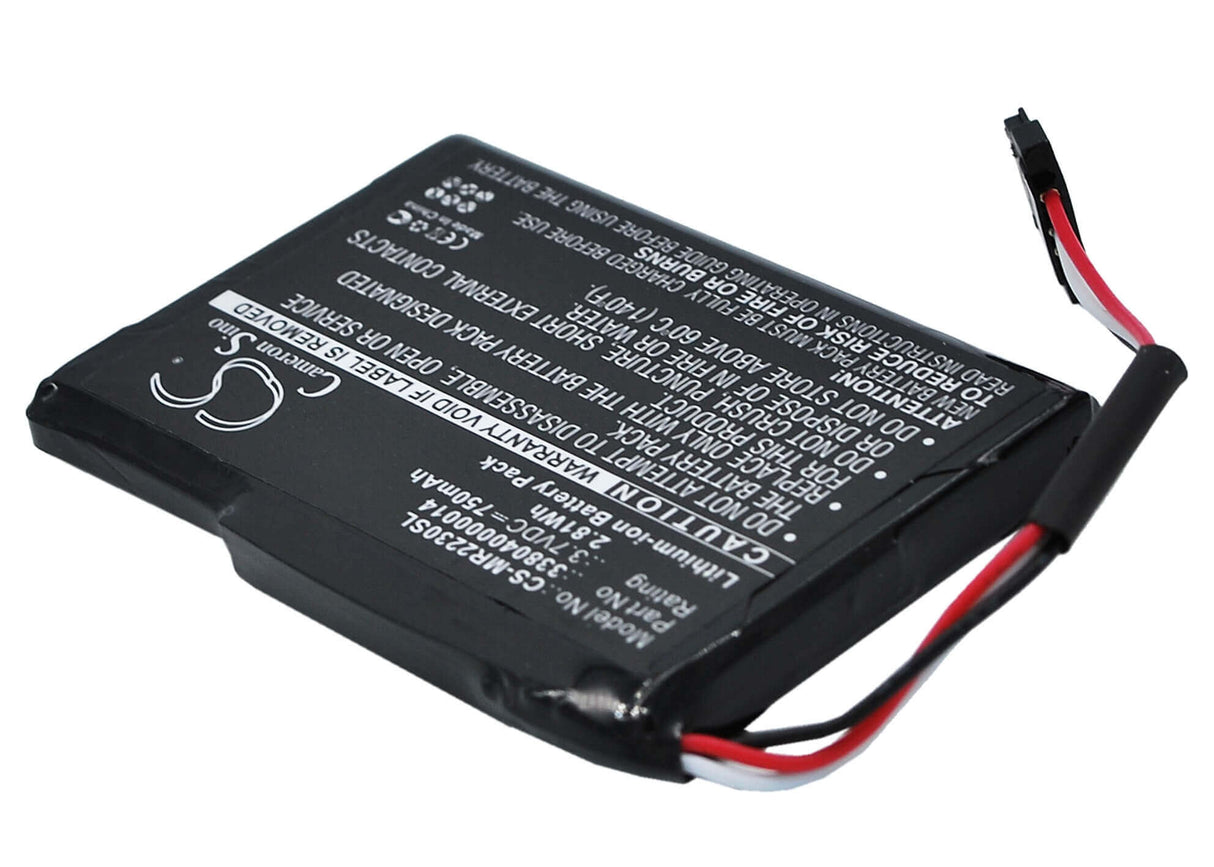 3,7V, Li-ion, 750mAh, batterie GPS compatible avec Magellan, 338040000014, Roadmate 2230, Roadmate 2230t-lm, 2,78Wh GPS, Navigator Cameron Sino Technology Limited