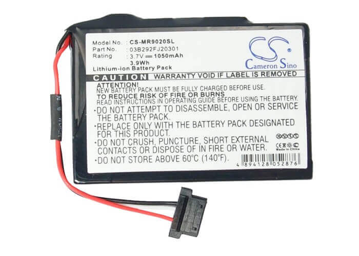 3,7V, Li-ion, 1050mAh, batterie GPS compatible Magellan, 03b292fj20301, Roadmate 9020, Roadmate 9020tlm, 3,89Wh GPS, Navigator Cameron Sino Technology Limited