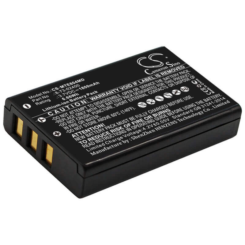 3.7V, Li-ion, 1800mAh, Medical battery fits Seca, Otometrics, Maico, 1770-9672, Easytymp, Interacoustics Tcallisto, 6.66Wh Medical Cameron Sino Technology Limited (Medical)