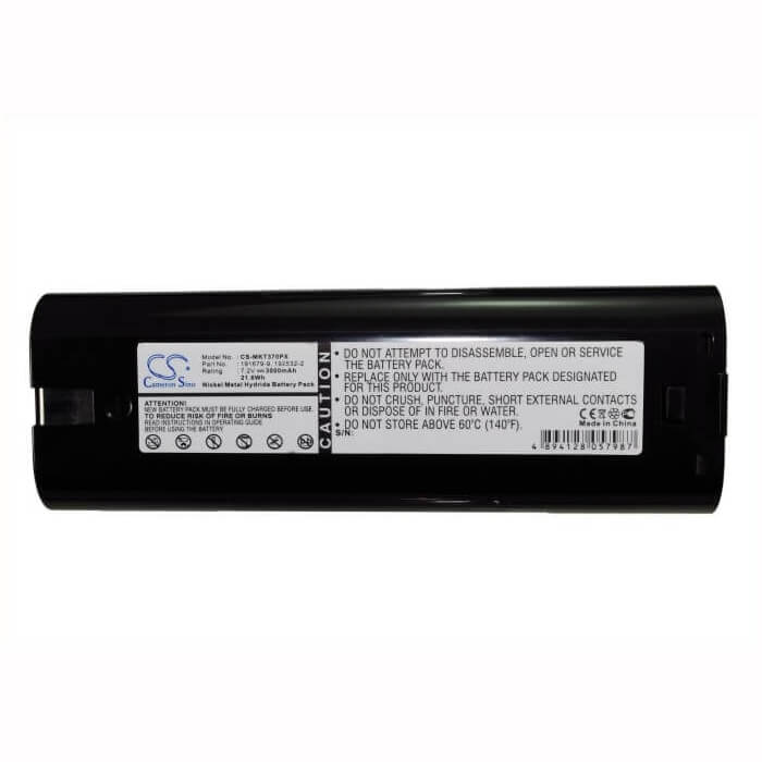 7.2V, Ni-MH, 3000mAh, batterie pour outils électriques compatible avec Makita, 191679-9, 3700d, 3700dw, 21.6Wh Outils électriques Cameron Sino Technology Limited (Outils électriques)