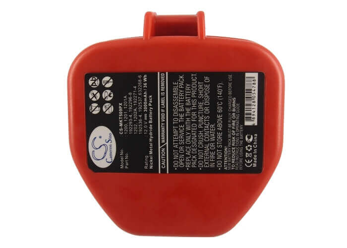 12.0V, Ni-MH, 3000mAh, batterie pour outils électriques compatible avec Makita, 1200, 5091d, 5091dwg, 36Wh Outils électriques Cameron Sino Technology Limited (Outils électriques)