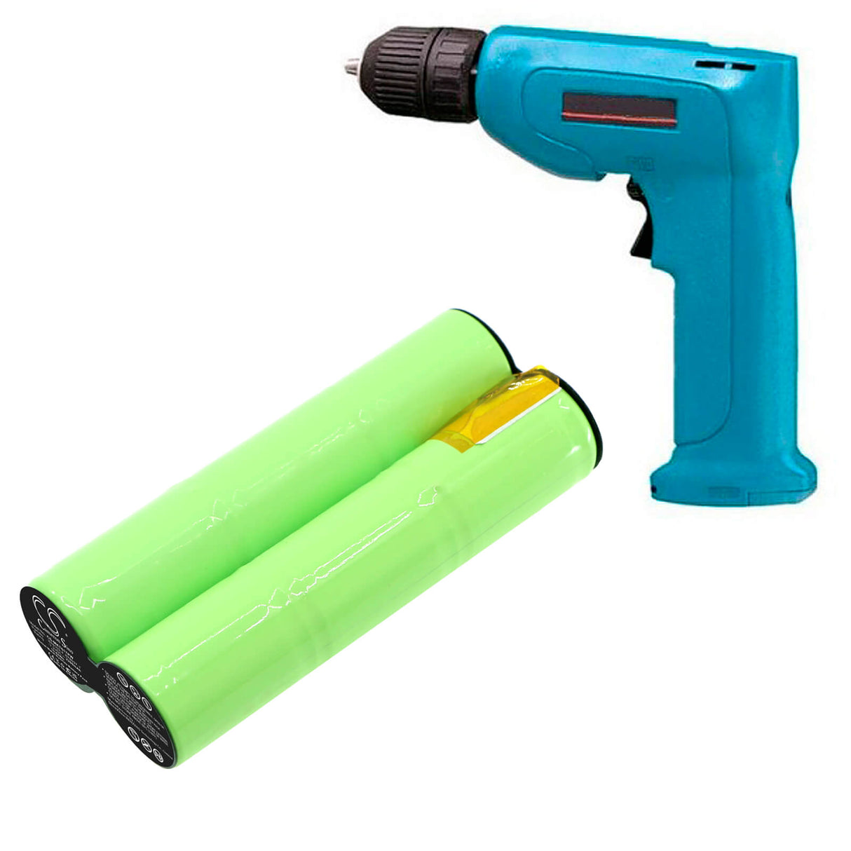 7.2V, Ni-MH, 2200mAh, batterie pour outils électriques compatible avec Makita, 678037-1, 6010sd, 6010sdw, 15.84Wh Outils électriques Cameron Sino Technology Limited (Outils électriques)