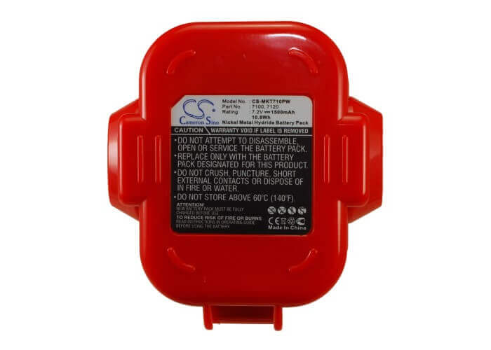 Battery For Makita 6224d, 6224dw, 7.2v, 1500mah - 10.80wh Batteries for Electronics Cameron Sino Technology Limited (Suspended)
