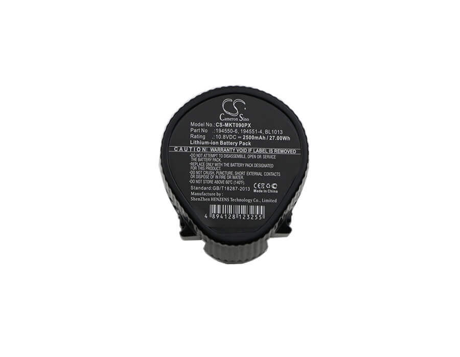 10.8V, Li-ion, 2500mAh, batterie pour outils électriques compatible avec Makita, 194550-6, Cc300, Cc300d, 27Wh Outils électriques Cameron Sino Technology Limited (Outils électriques)